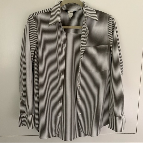 Club Monaco Striped Button Down - Picture 2 of 9